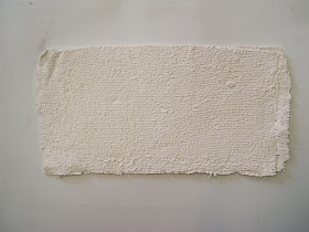 Gauze coated with plaster of Paris