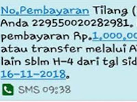 Bayar denda E-tilang Rp.1 Juta, kenapa denda E-Tilang besara sekali?