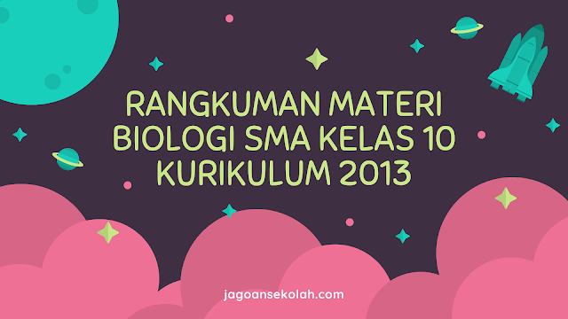 Rangkuman Pelajaran Biologi SMA Kelas 10 Kurikulum 2013