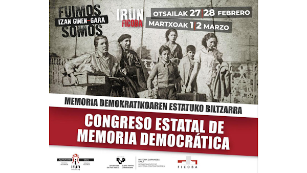 I Congreso Estatal de Memoria Democrática en Irún 