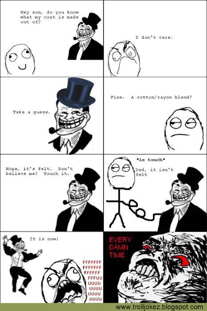 Troll Face Dad - Le coat