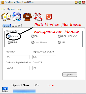 pilih modem