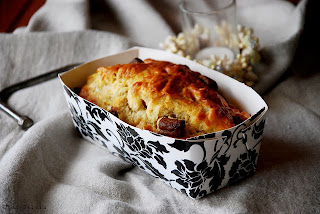 Cake de manzana y foie.