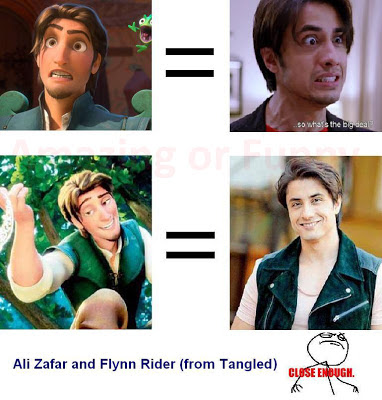 Flynn Rider, Ali Zafar, Close Enough, Tangled, Resemble, Looks, Look alike, Similar, Same