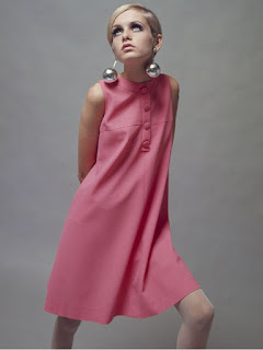 A modelo Twiggy, anos 60