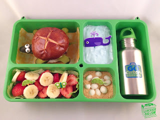 turtle kids bento lunch