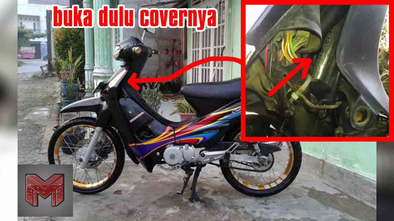 Letak Nomer Mesin Dan Nomer Rangka Honda Supra X 100 CC Modif Abis