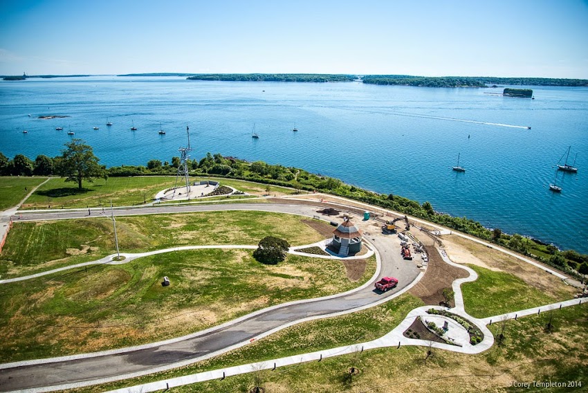 Fort Allen Park at the Eastern Promenade on Munjoy Hill June 2014 Summer photo by Corey Templeton