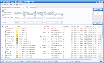 UltraFileSearch : Mencari File, Text di file / Folder Menggunakan
