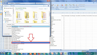 file csv Microsoft Excel