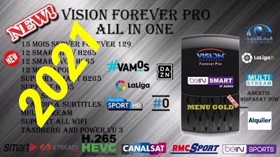 تحديث جديد لجهاز📌VISION FOREVER PRO📌  2021