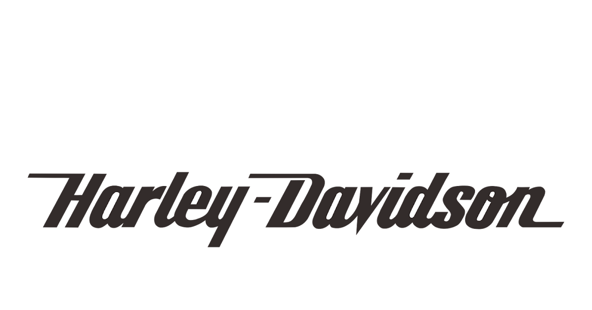  Harley  Davidson  text Logo  Vector Black White Format Cdr 