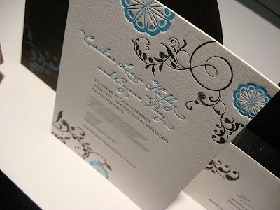 This gorgeous invitation from Dolce Press is a stunning introduction to 