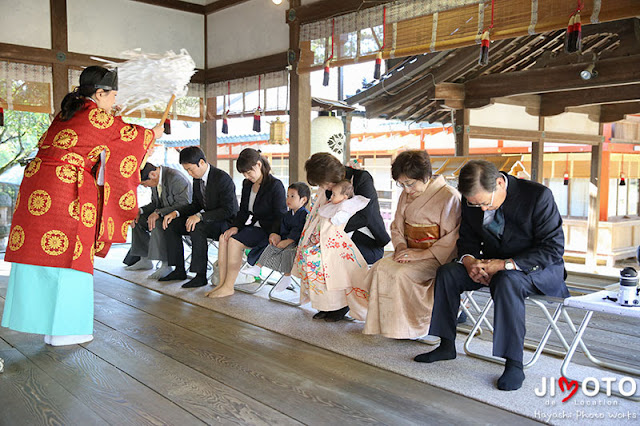 手向山八幡宮での七五三出張撮影