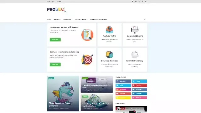 ProSEO Blogger Template