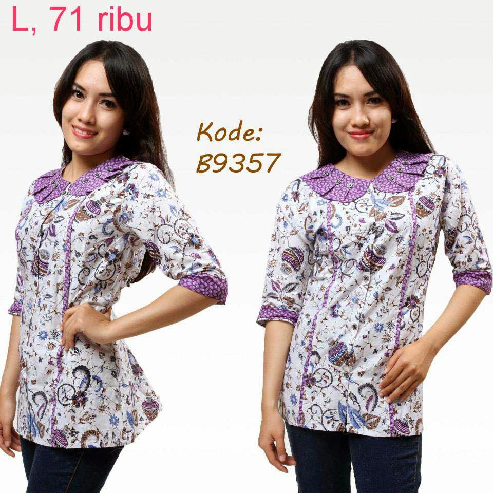  Contoh  Model  Baju  Batik Kerja  Model  Baju  Batik