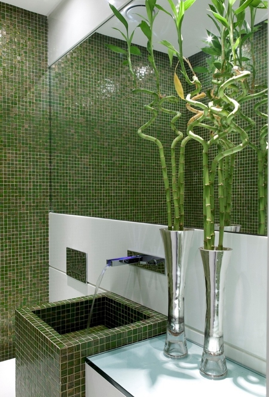 Banheiros com Pastilhas de Vidro Dicas e Mais de 40 Fotos Casa e 