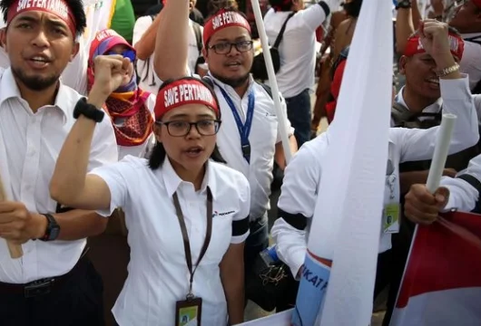 Pekerja Pertamina Demo Tolak Penjualan Aset, Nicke: Kita Jual Hak Partisipasi