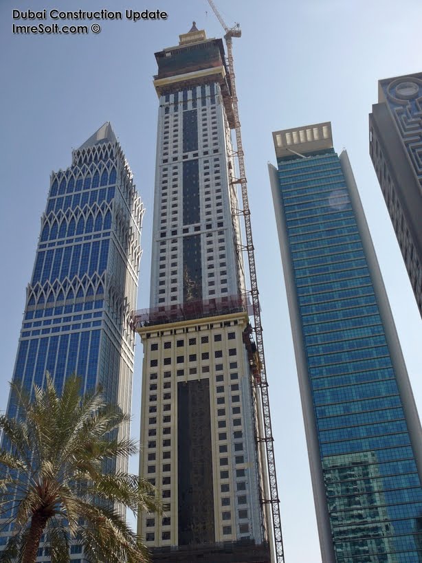 dubai tower 2011. Al Yaqoub Tower construction