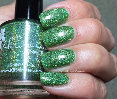 KBShimmer Mega Flame Collection, Spring 2016; Smells Like Green Spirit