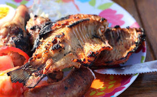 Beautifully grilled fish; lots of bones but very tasty