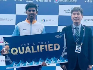 Balraj Panwar secures India's first quota in rowing for Paris Olympics