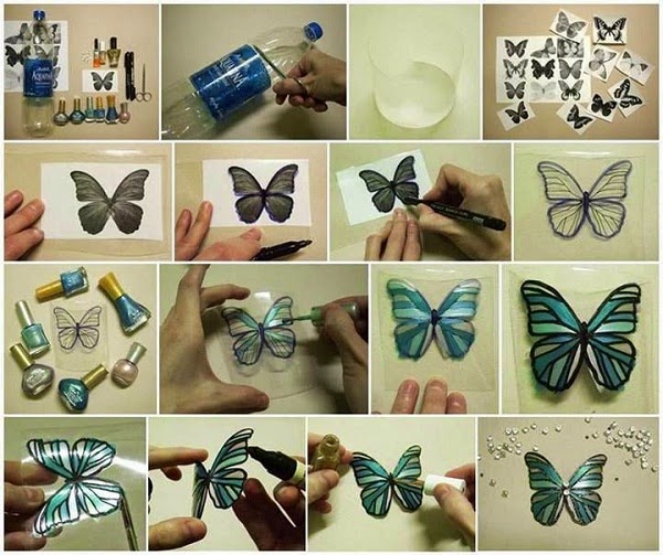 DIY Butterfly from Plastic Bottle