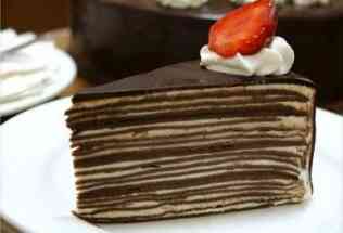 Cara Termudah Membuat Mille Crepes Cake Cokelat Lezat