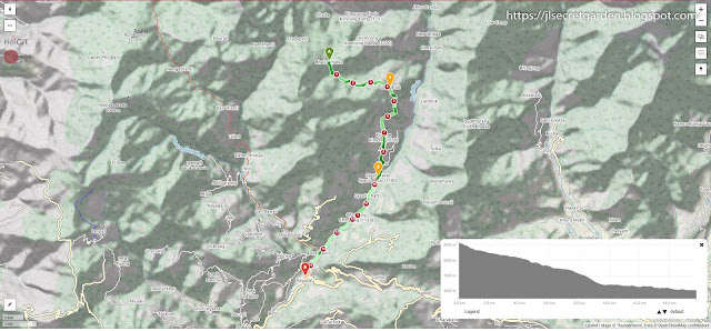 Nepal Poon Hill Bhaisi Kharka to Birethanti trekking route map GPX