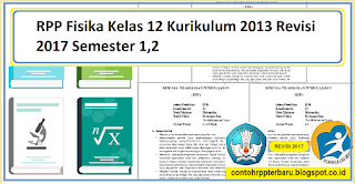 RPP Fisika Kelas 12 Kurikulum 2013 Revisi 2017 Semester 1,2