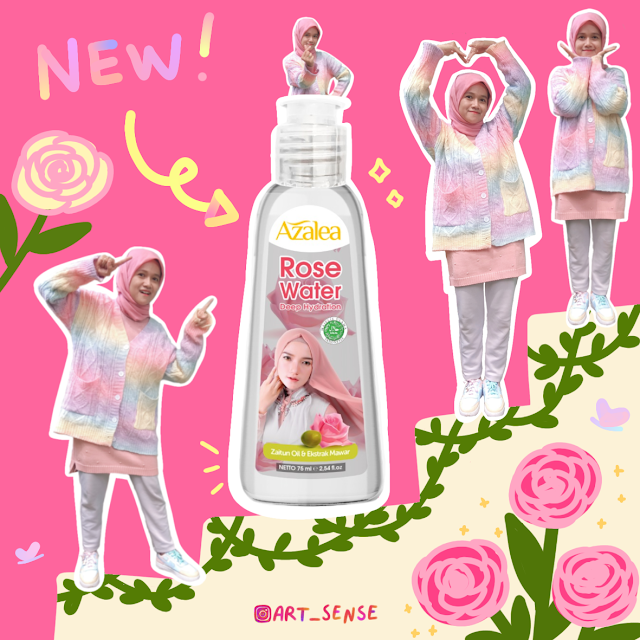 Review Pengalaman Menggunakan Azalea Deep Hydration Rose Water untuk Toner dan Maskeran di Rumah!