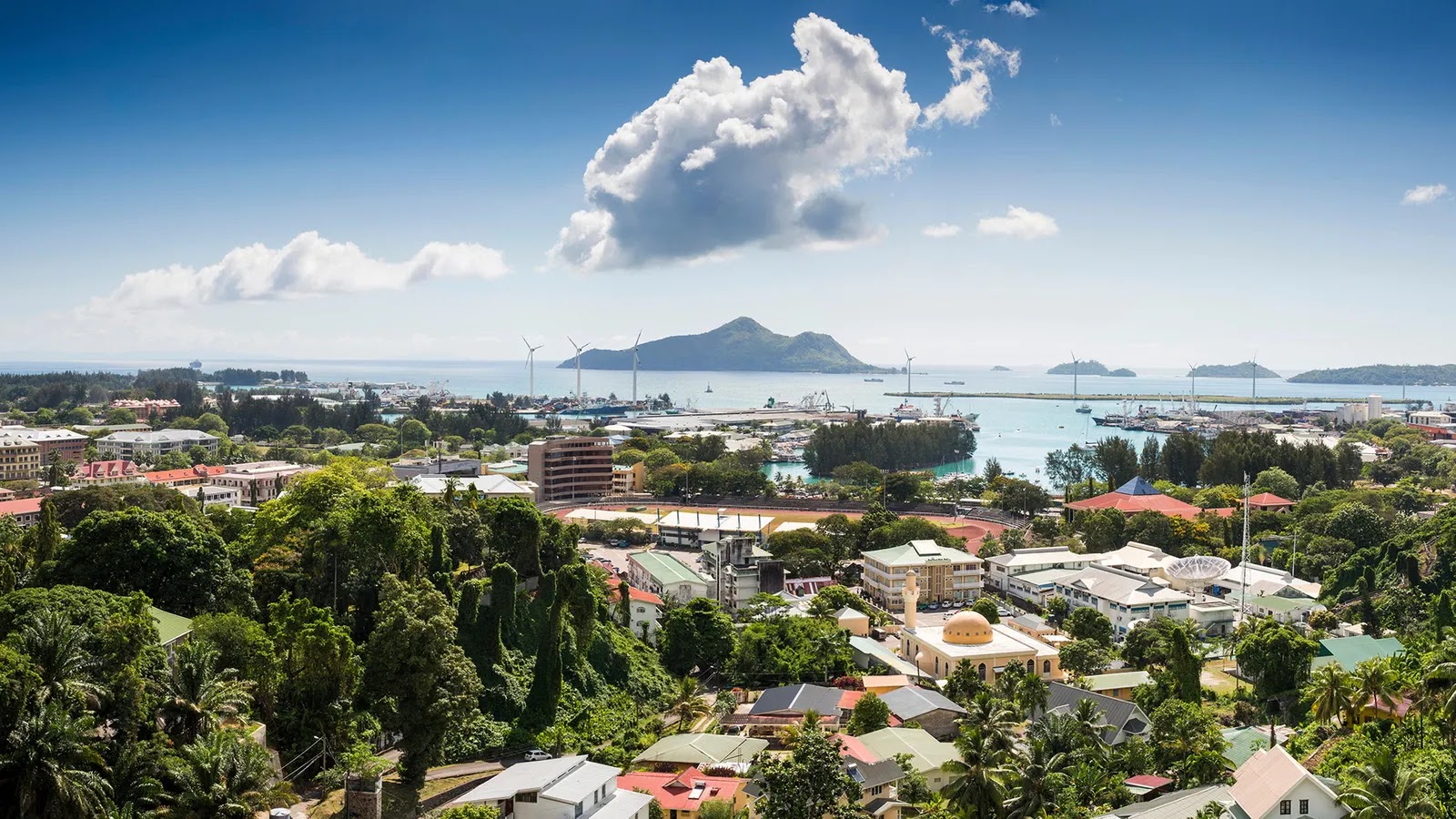 Victoria, Mahé. Photograph: Alamy