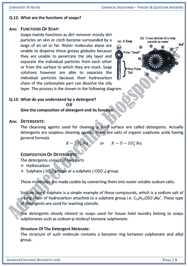 chemical-industries-theory-notes-and-question-answers-chemistry-ix