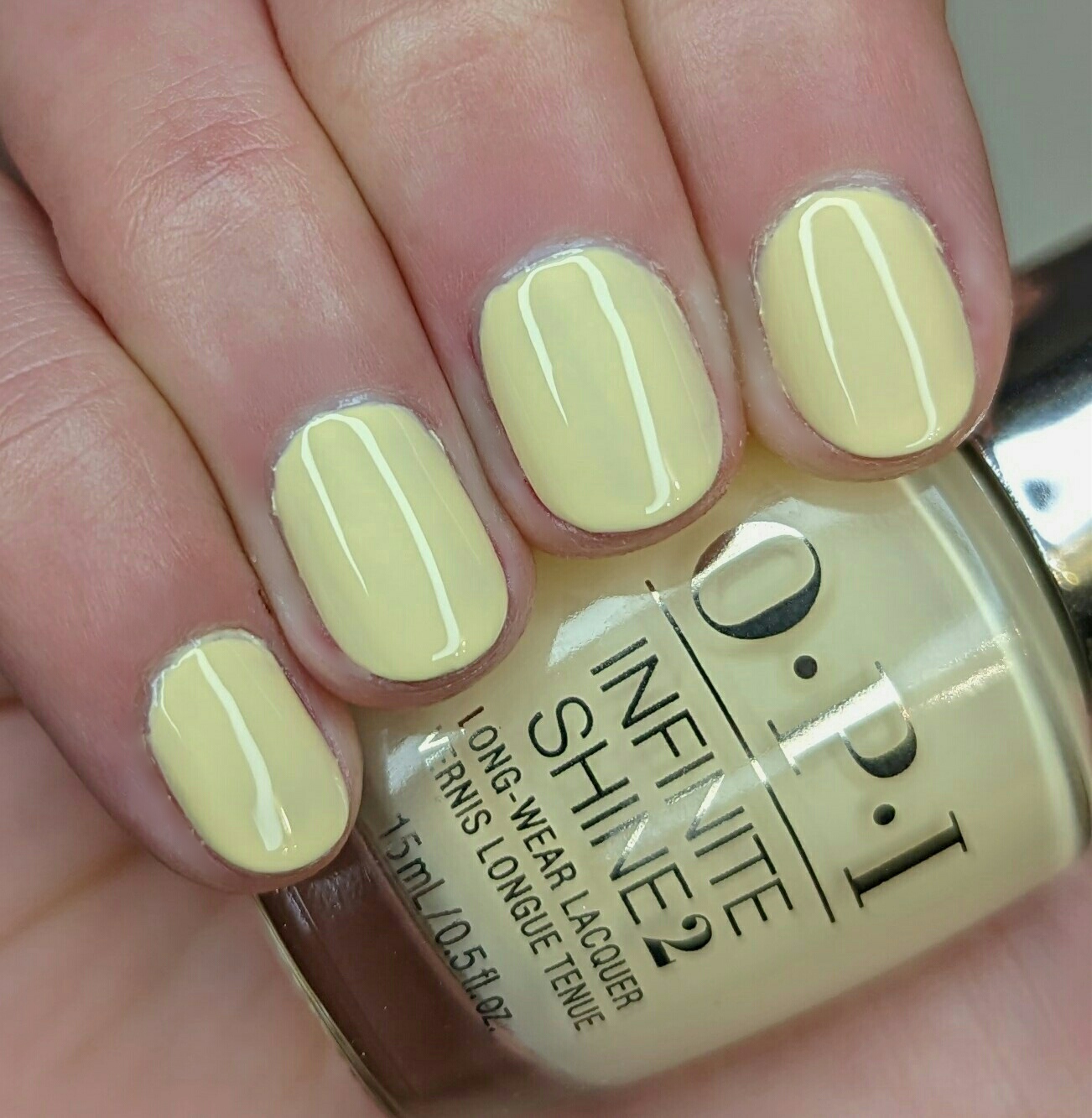  OPI Nail Lacquer, Blinded by the Ring Light, Yellow