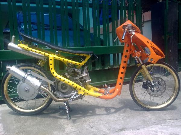 ide modifikasi mio drag bike