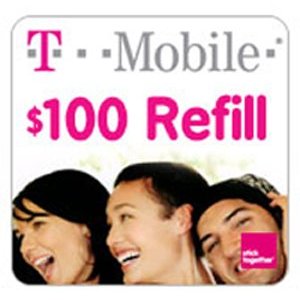 T-Mobile $100.00 To Go Refill Card