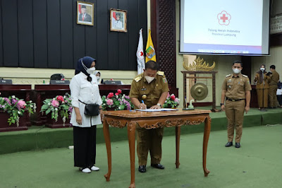 Pemprov Lampung dan PMI Luncurkan Gerakan Siger Donor Darah