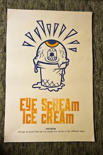 Eye Scream Ice Cream - Final Print