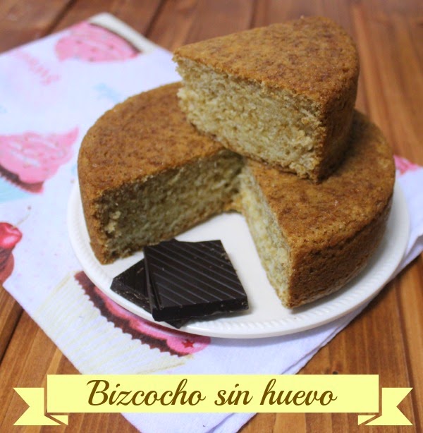 receta bizcocho sin huevo