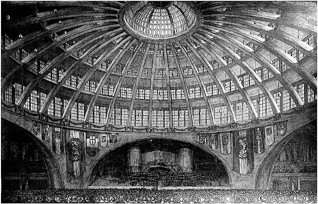 Hans Poelzig architectural design, a giant dome
