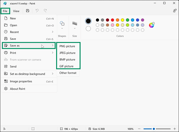 9-Paint-File-Save-as