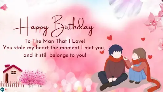 birthday wishes for a lover man images