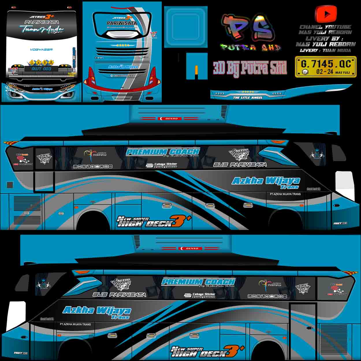 livery bussid azka wijaya