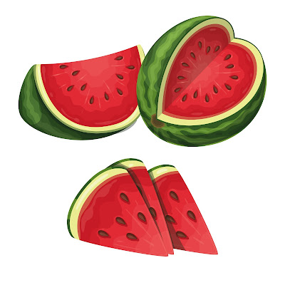 115 Watermelon Crayon Drawing Free Stock Images