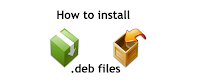 Как установить deb файлы