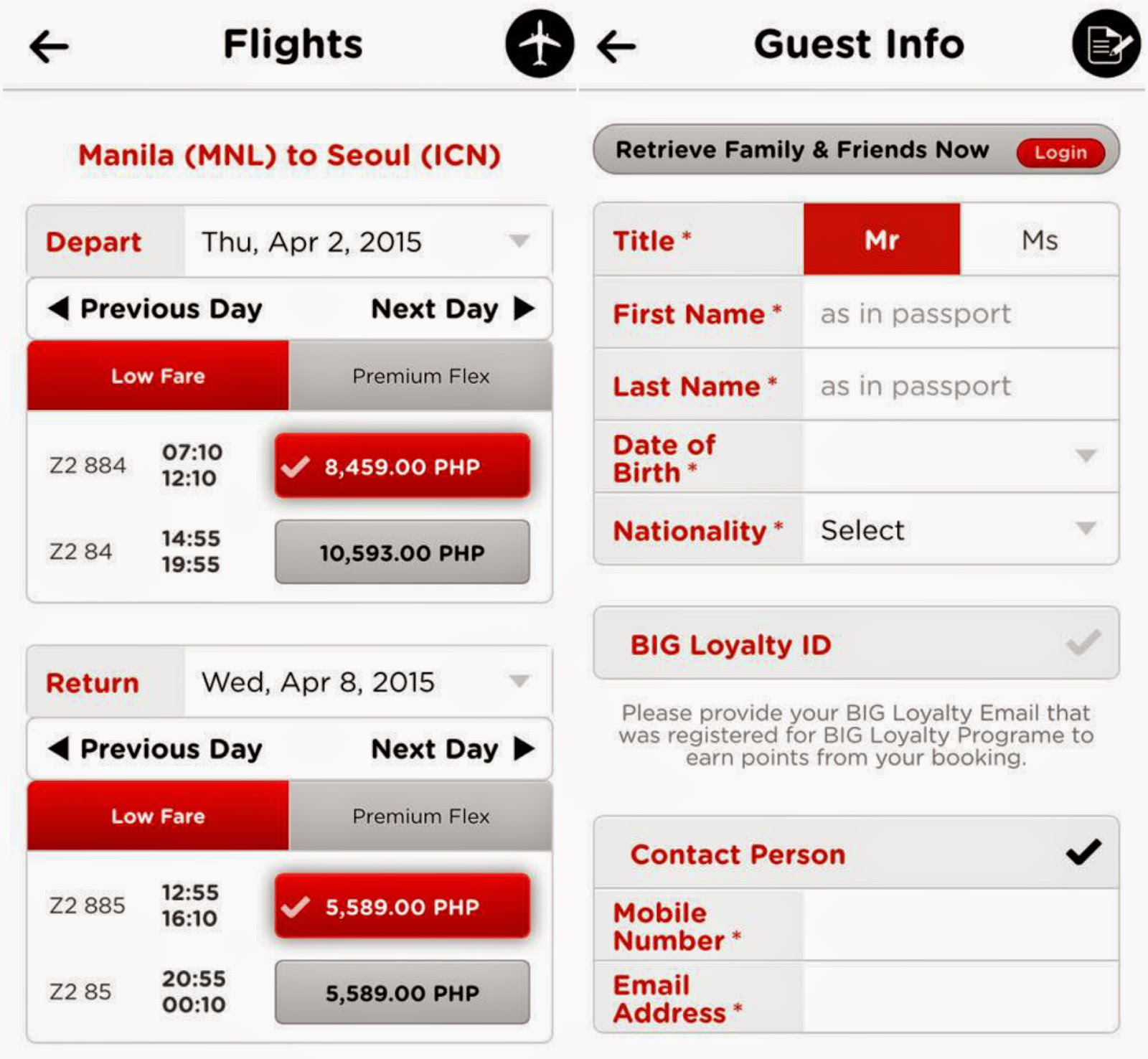 FTW! Blog, Flight Schedule, Guest Info