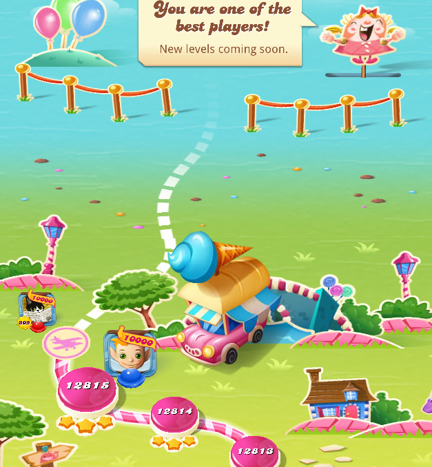 Candy Crush Saga level 12771-12815