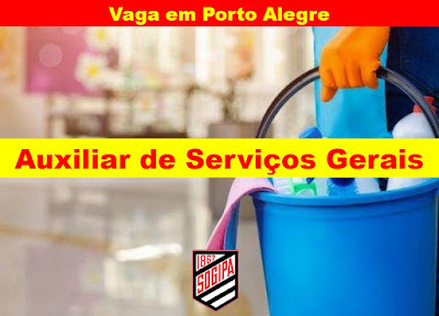 Sogipa abre vaga para Auxiliar de Serviços Gerais em Porto Alegre