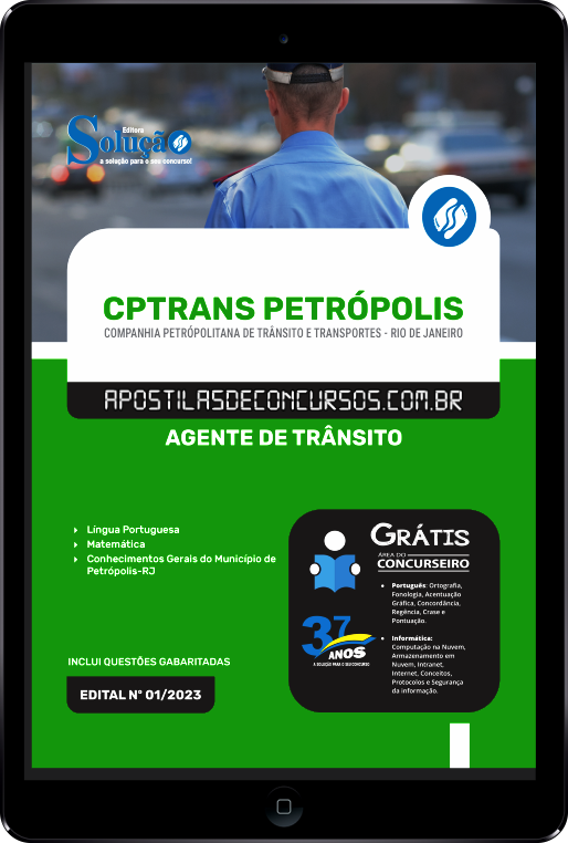 Apostila CPTrans Petrópolis 2023 PDF Download Agente de Trânsito