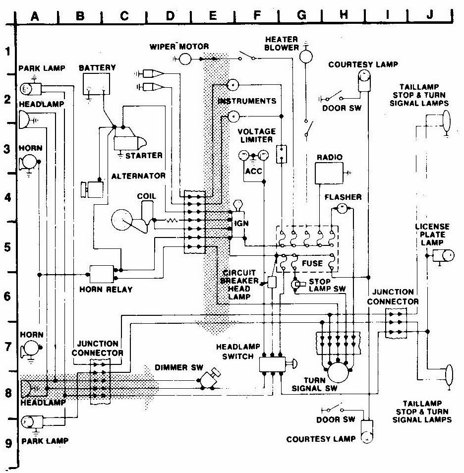 Fundamentals to understanding automobile electrical and vacuum diagrams | Old School Automotive ...